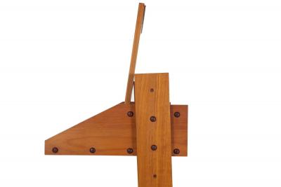 Danish Modern Teak Adjustable Height Desk and Chair circa 1960s