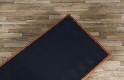 Danish Modern Teak Daybed w Leather Accents