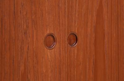 Danish Modern Teak Oak Credenza with Drawers
