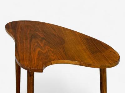 Danish Modern Teak Organic Form Side Table Denmark 1950s