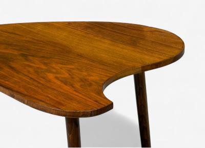 Danish Modern Teak Organic Form Side Table Denmark 1950s
