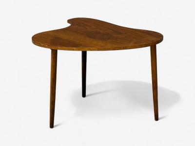 Danish Modern Teak Organic Form Side Table Denmark 1950s