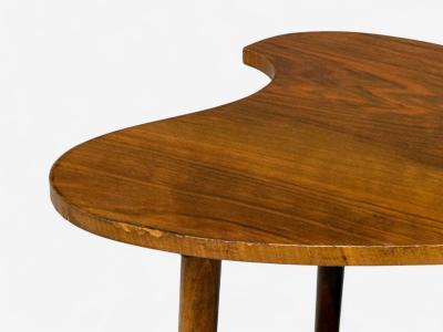 Danish Modern Teak Organic Form Side Table Denmark 1950s