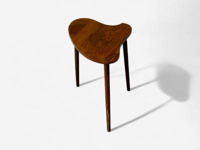 Danish Modern Teak Organic Form Side Table Denmark 1950s