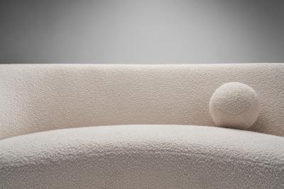 Danish Modern Two Seater Sofa with an Accent Pillow Denmark ca 1940s