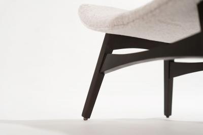 Danish Modern Walnut Footstool C 1950s