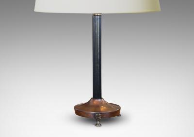 Danish Neoclassical Pair Table Lamps