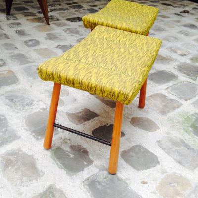 Danish Pair of Brutal Benches in Good Vintage Condition