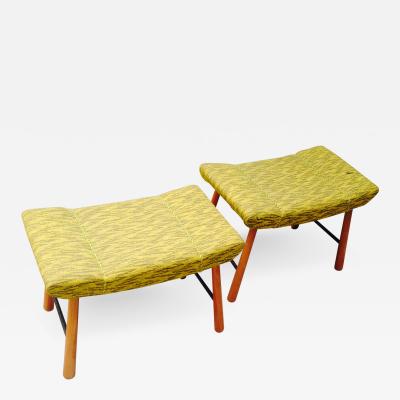 Danish Pair of Brutal Benches in Good Vintage Condition