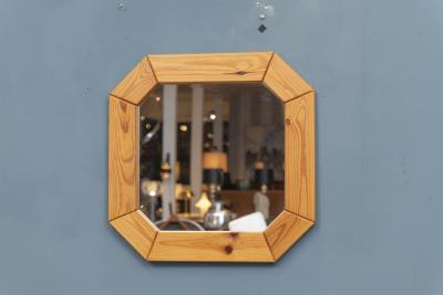 Danish Pine Octagonal wall Mirror