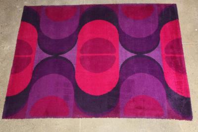 Danish Pop Art Design Carpet Made in 1960