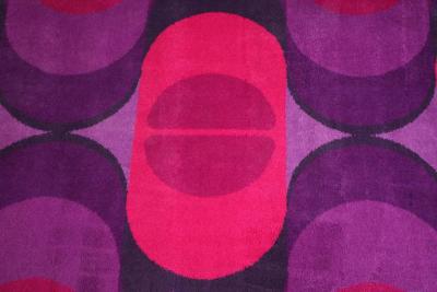 Danish Pop Art Design Carpet Made in 1960