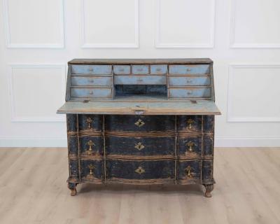 Danish Rococo Secretaire Circa 1760