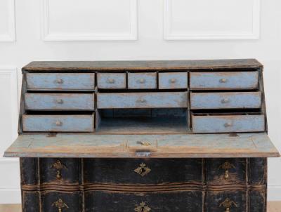 Danish Rococo Secretaire Circa 1760