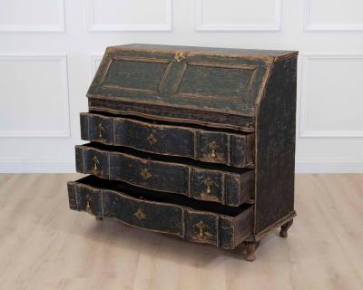 Danish Rococo Secretaire Circa 1760