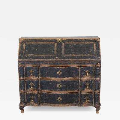 Danish Rococo Secretaire Circa 1760