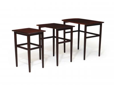 Danish Rosewood Nesting Side Tables