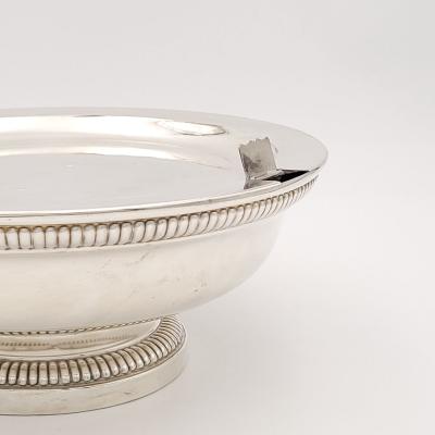 Danish Silver Hot Water Dish late 19th Century
