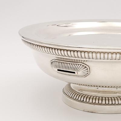 Danish Silver Hot Water Dish late 19th Century