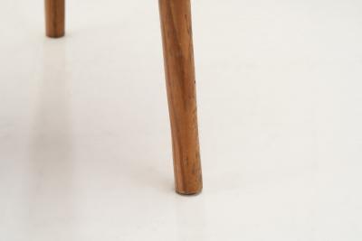 Danish Solid Pine Tripod Stool Denmark 1960s