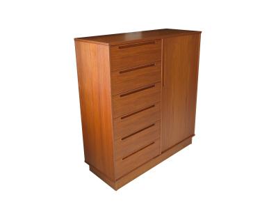 Danish Teak Gentleman s Chest Armoire by Nils Jonsson for Torring
