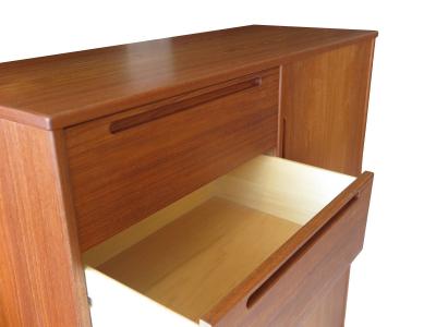 Danish Teak Gentleman s Chest Armoire by Nils Jonsson for Torring