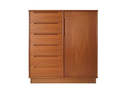 Danish Teak Gentleman s Chest Armoire by Nils Jonsson for Torring