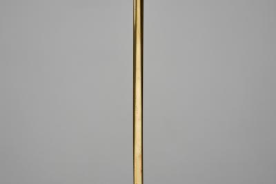 Danish Tripod Floor Lamp in Brass and Lacquered Metal Denmark Mid 20th Century