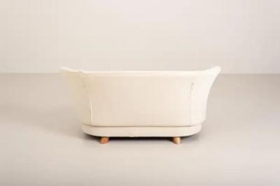 Danish Two Seater Sofa Upholstered in Casentino Tuscan Fabric Denmark 1940s