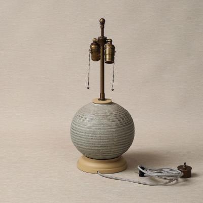 Danish pottery lamp