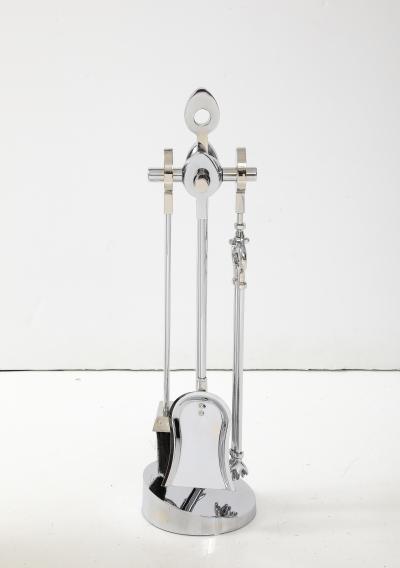 Danny Alessandro Modernist Chrome Fire Tools Danny Alessandro