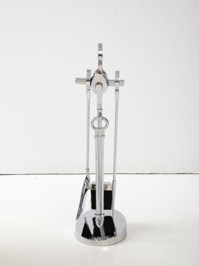 Danny Alessandro Modernist Chrome Fire Tools Danny Alessandro