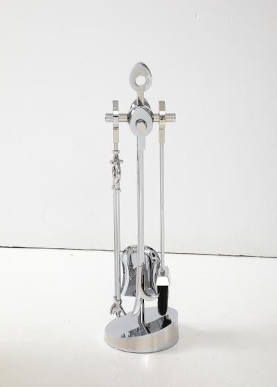 Danny Alessandro Modernist Chrome Fire Tools Danny Alessandro