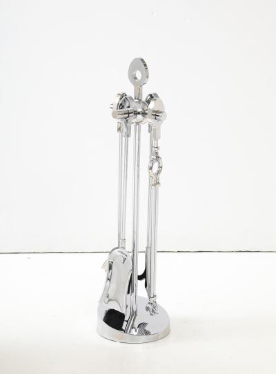 Danny Alessandro Modernist Chrome Fire Tools Danny Alessandro