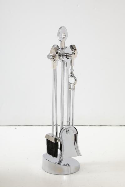 Danny Alessandro Modernist Chrome Fire Tools Danny Alessandro