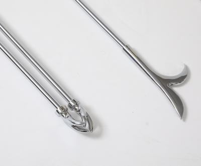 Danny Alessandro Modernist Chrome Fire Tools Danny Alessandro