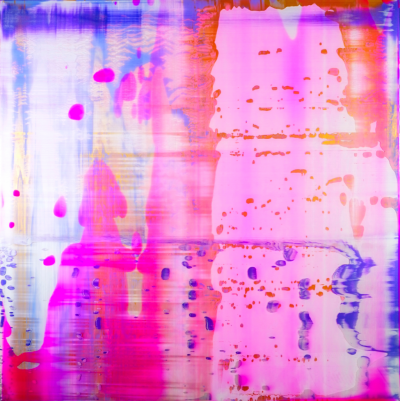 Danny Giesbers Pink Lush Abstract painting 2021