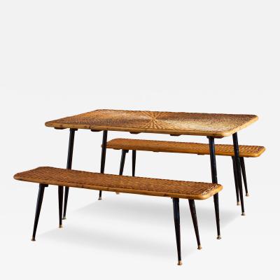 Danny Ho Fong Danny Ho Fong attributed Table Bench