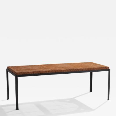 Danny Ho Fong Table with Metal and Rattan USA 1950s