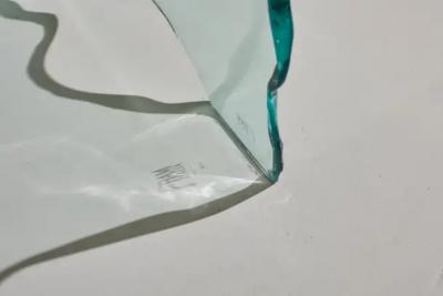 Danny Lane Danny Lane Hand Shaped Glass Shell Coffee Table for Fiam 1989