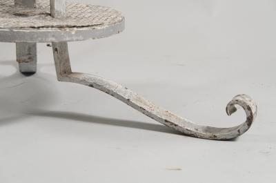 Dansen Style Painted Round Iron Table