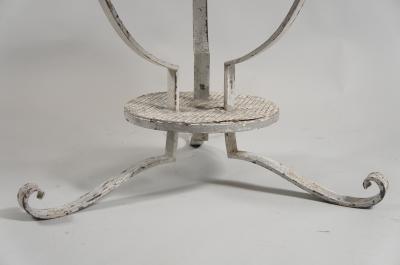 Dansen Style Painted Round Iron Table