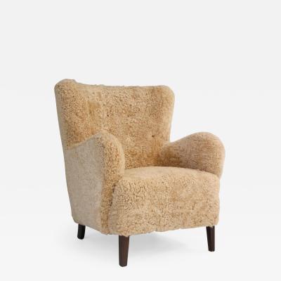Dansk M belsnedker upholstered armchair 1940s