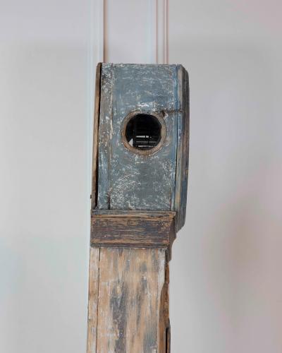 Dated 1809 Swedish Longcase Clock with Original Folk Art Decoration