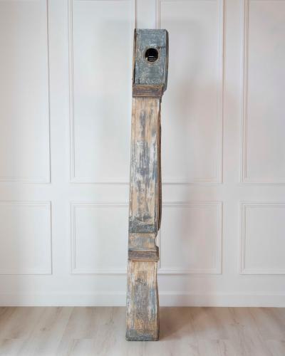 Dated 1809 Swedish Longcase Clock with Original Folk Art Decoration