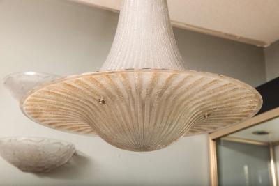 Daum Nancy Large Daum Nancy Art Deco Chandelier