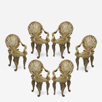 David Barrett Set of 8 Grotto Chairs by David Barrett