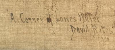 David Bates A Corner of Lowes Water 