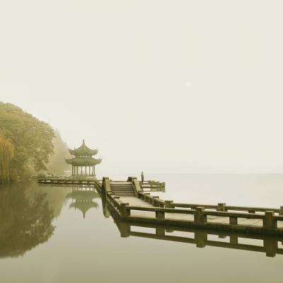 David Burdeny Man Watching Sunrise Hangzhou China