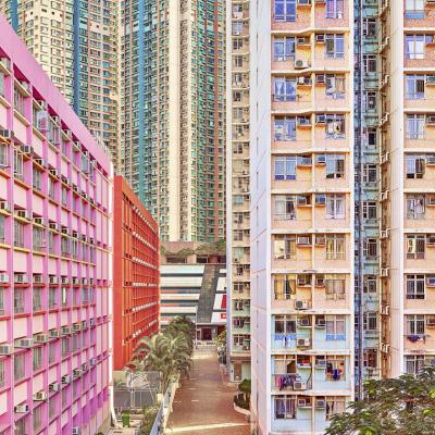 David Burdeny Pastel Facades Hong Kong